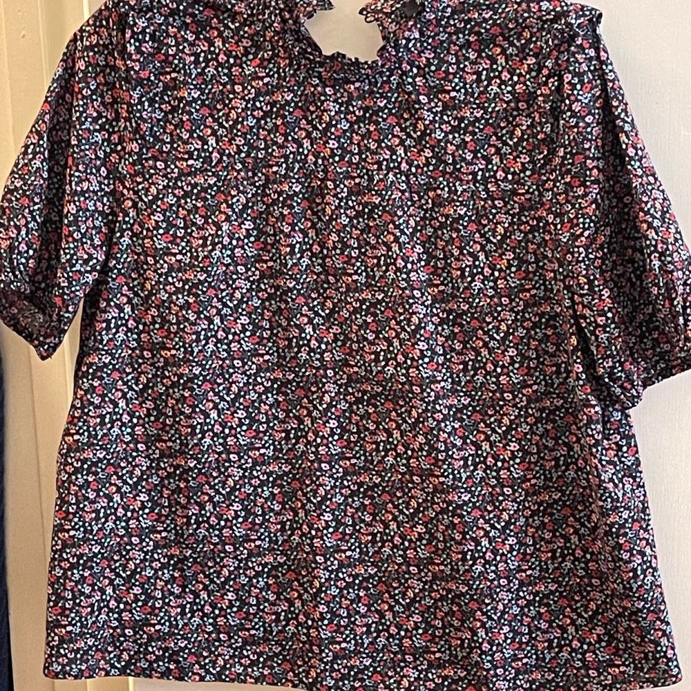 Madewell Ditzy Print Blouse, L